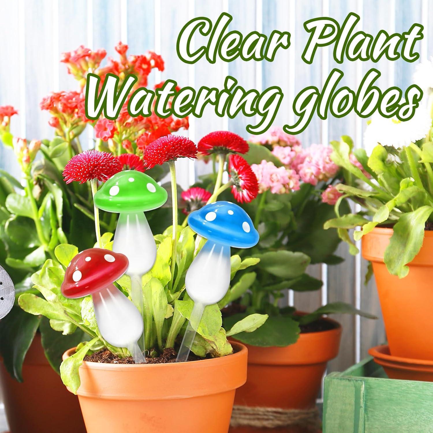 6 Esferas de Riego Automático de Vidrio JarThena para Plantas