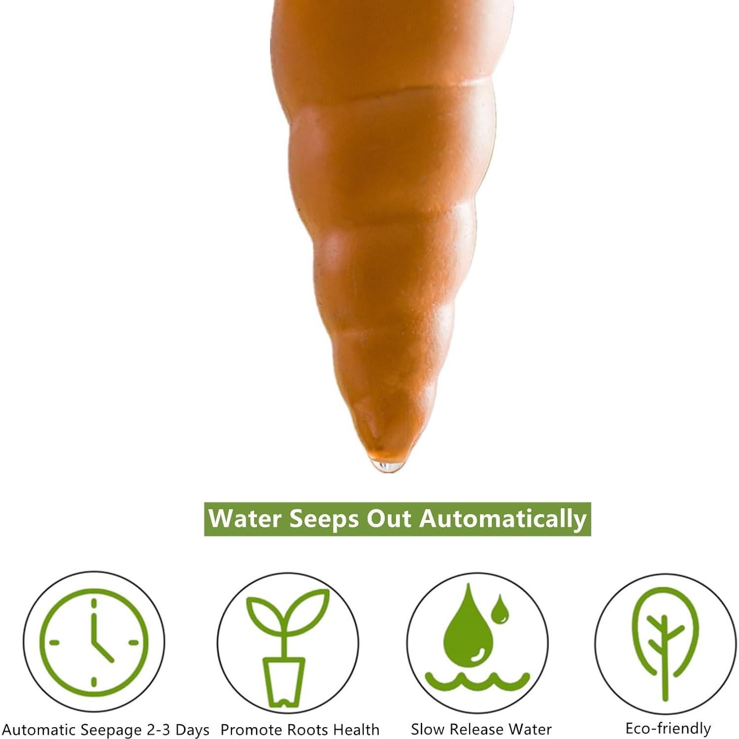 Picos de Riego Automático DEAYOU en Terracota - 4 Piezas