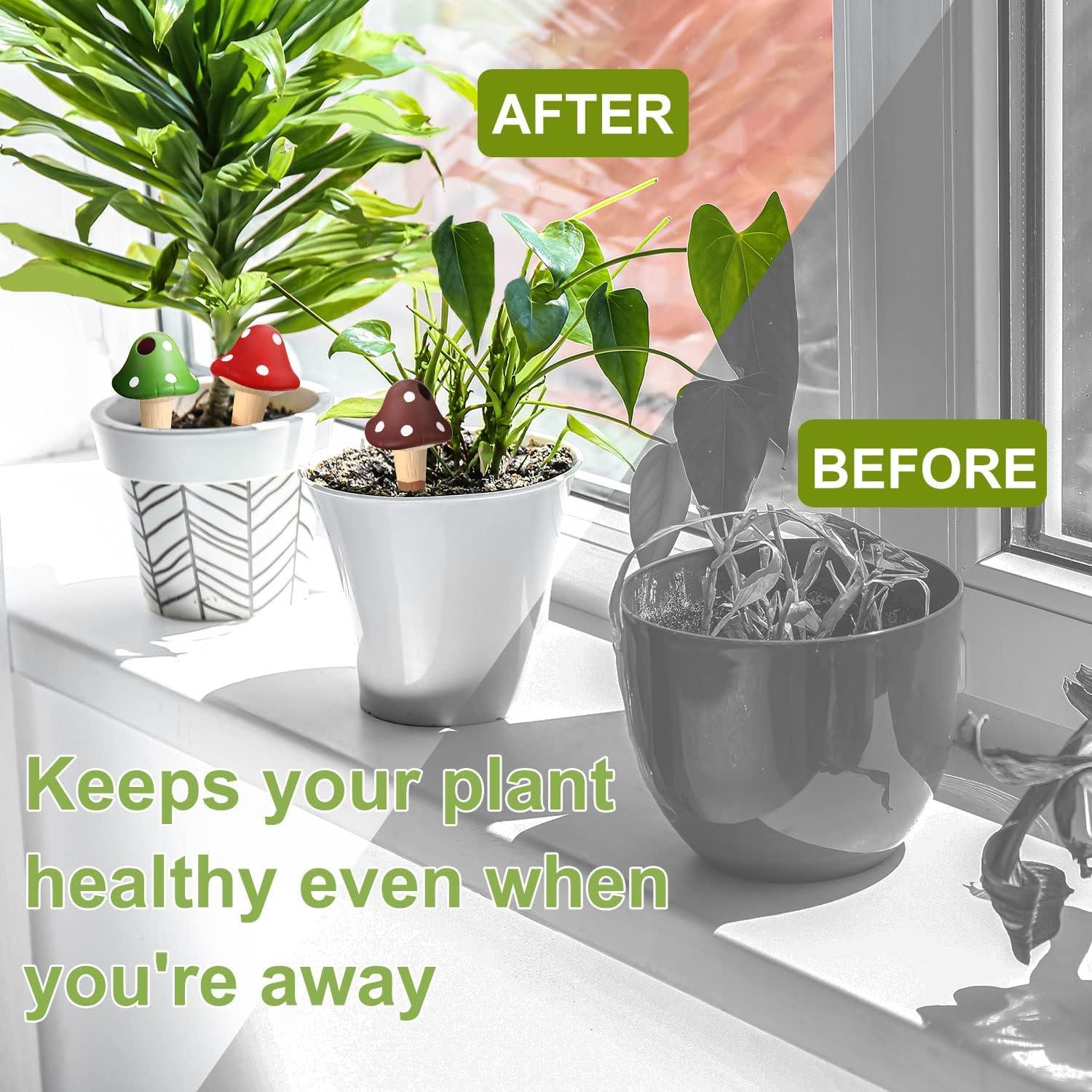 8 Picos de Riego Automático de Terracota Eccliy para Plantas