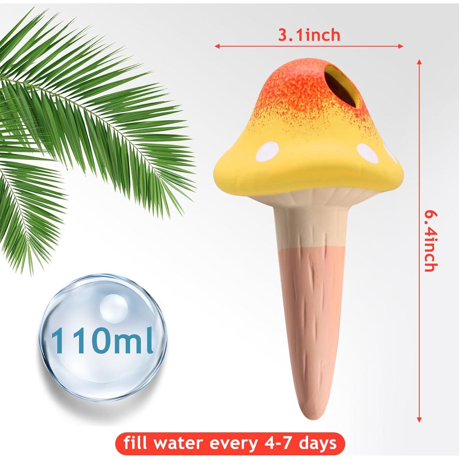 Paquete de 4 Picos de Riego de Terracota Junzem 25.4cm