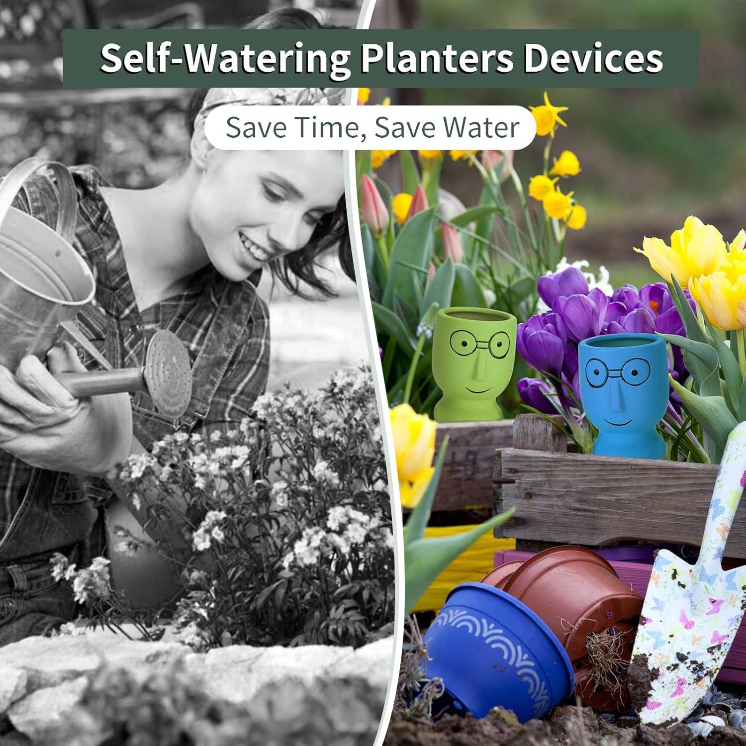 Picos de Riego de Terracota TopDirect 4 Pack - Autorriego para Plantas