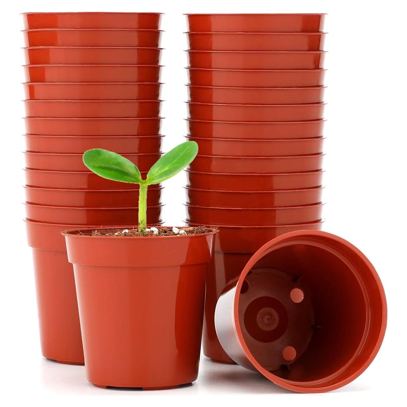 Macetas de Plástico Terracota KINGLAKE GARDEN 50 Unidades 5.4 cm