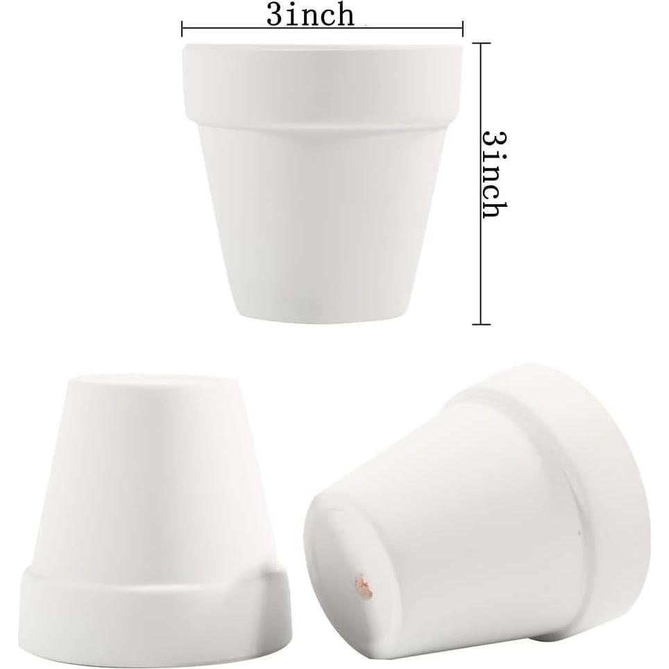 Macetas de Terracota Sderoq 3" - Paquete de 22 con Drenaje