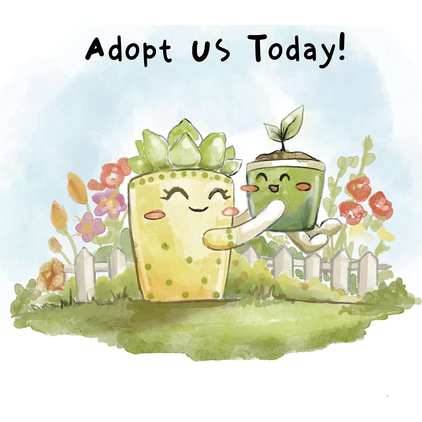 Macetas Adorables VIRTUNE 12.7 cm y 6.35 cm con Drenaje