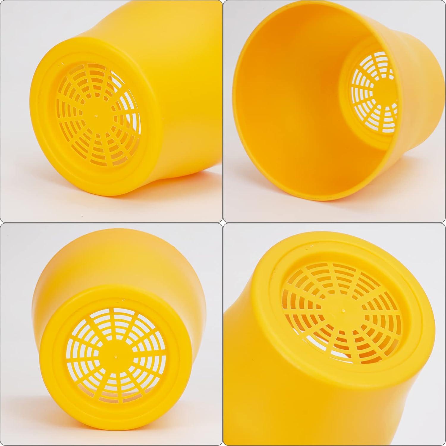 Macetas de Plástico JERIA 4" Multicolor - Paquete de 16