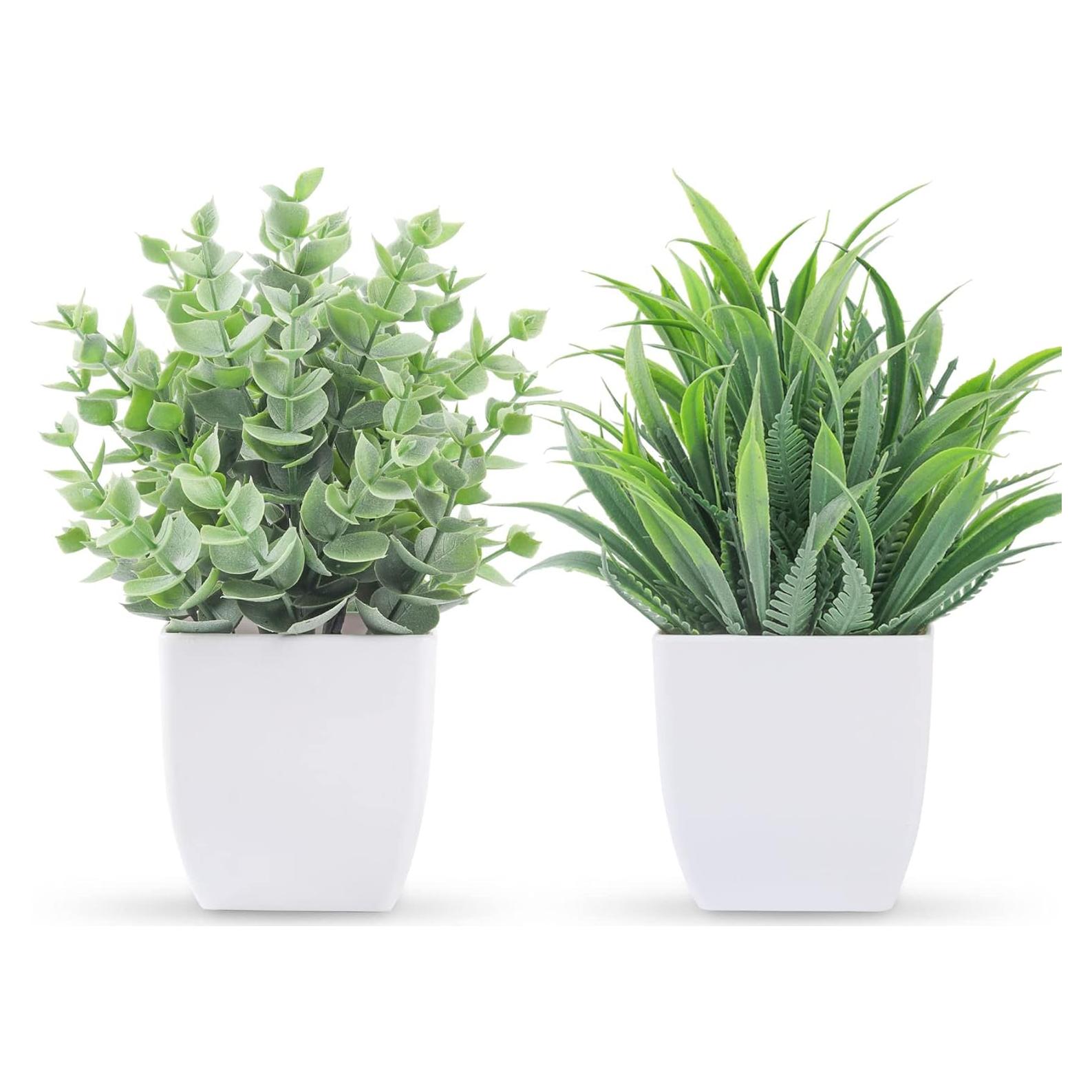 Plantas Artificiales en Maceta Der Rose - 2 Unidades 18 cm