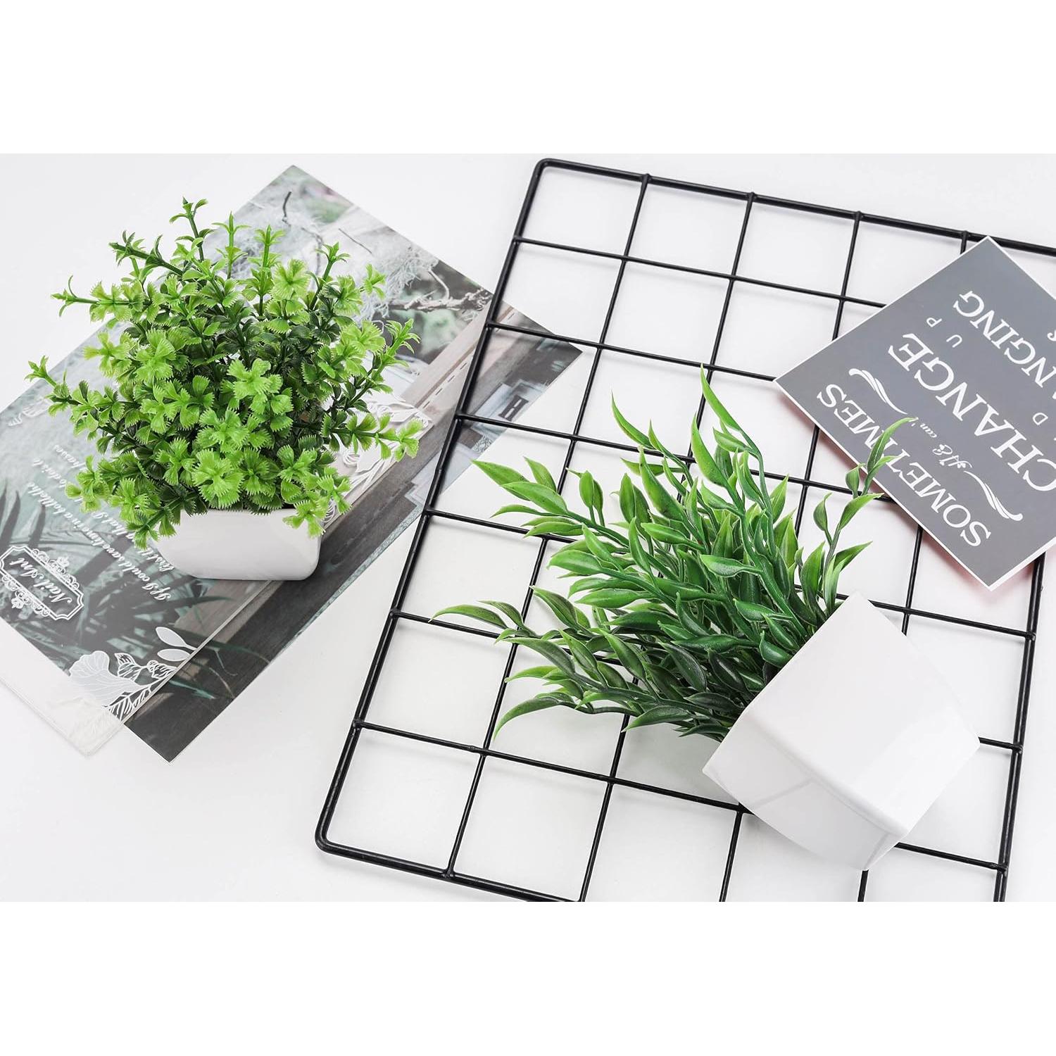 Plantas Falsas en Maceta Der Rose - 2 Paquetes 18 cm Verde