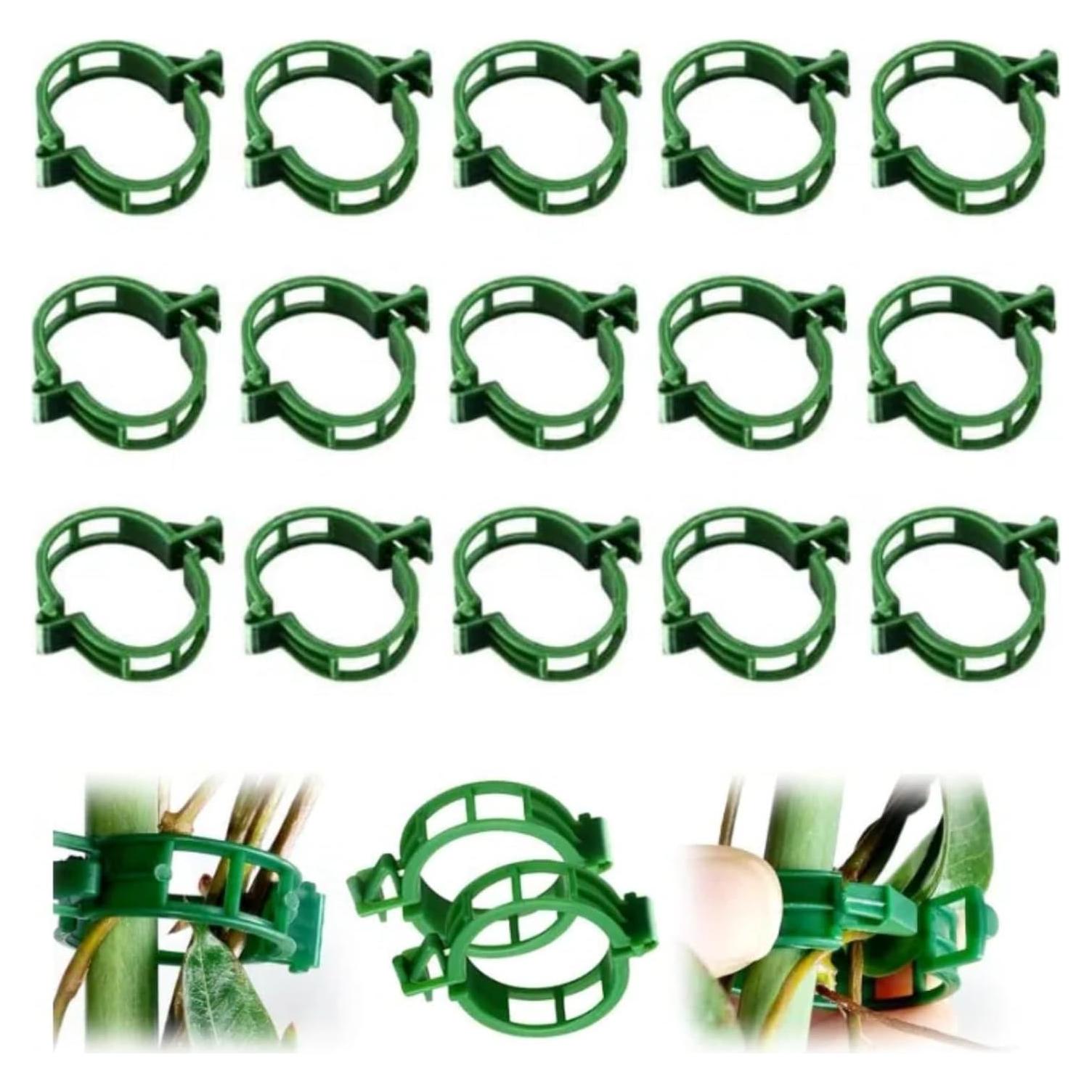 Clips de Soporte para Plantas Trepadoras Kerrtoa - 100 Unidades
