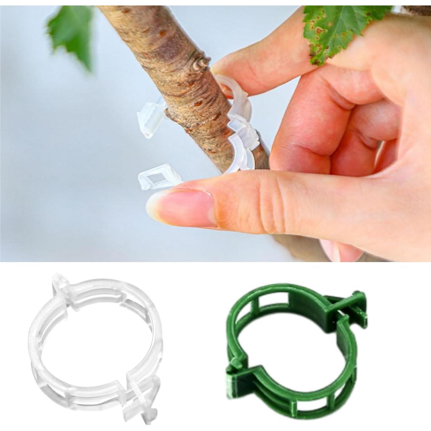 Clips de Soporte para Plantas Trepadoras Kerrtoa - 100 Unidades