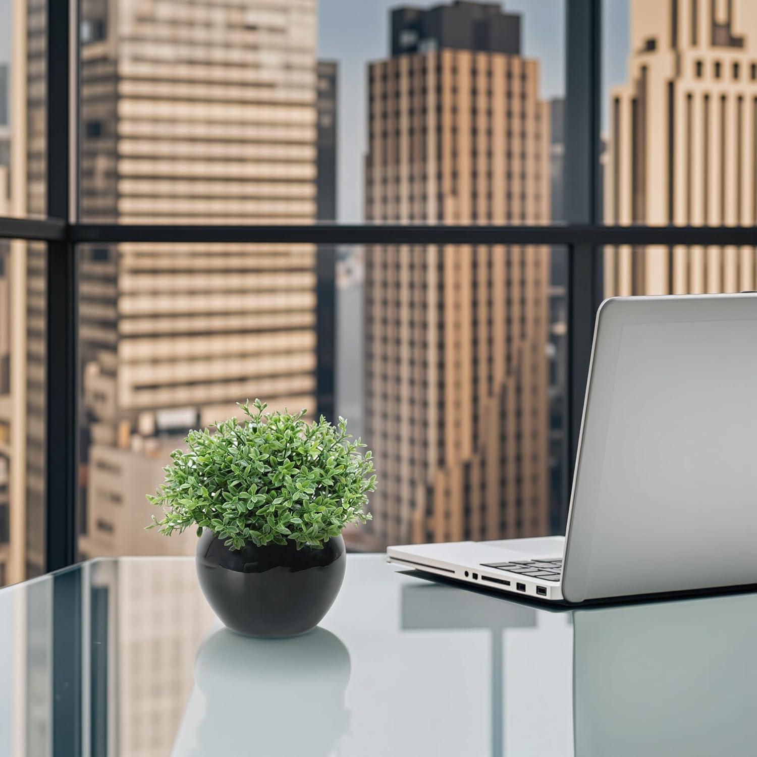 Planta Artificial de Salvia Velener en Maceta Negra 12.7cm