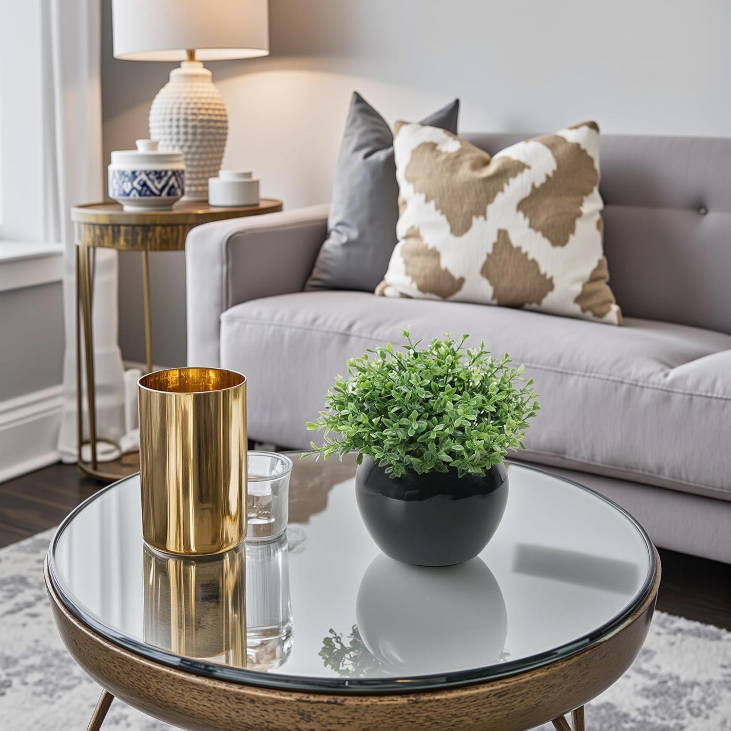 Planta Artificial de Salvia Velener en Maceta Negra 12.7cm