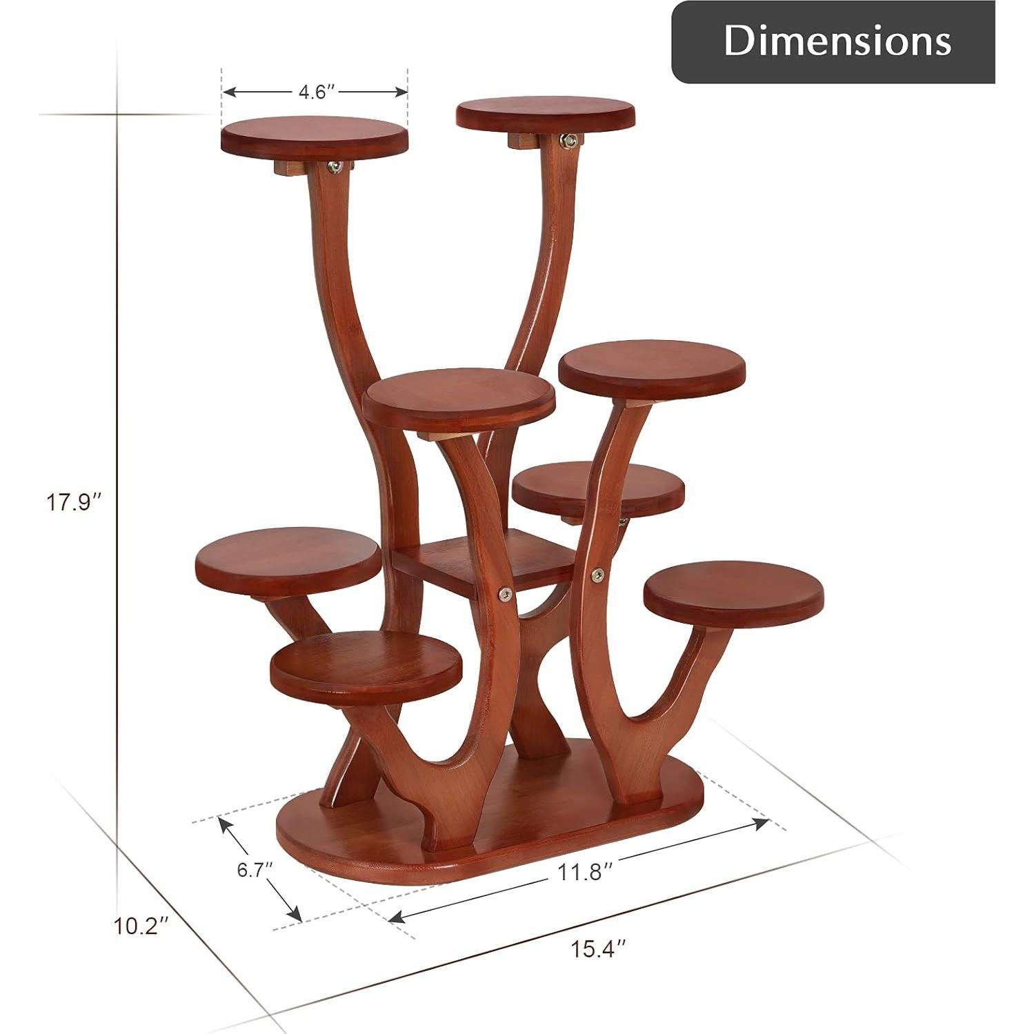 Soporte de Plantas Mini Suculentas Jotsport 9 Macetas 39x45.7cm