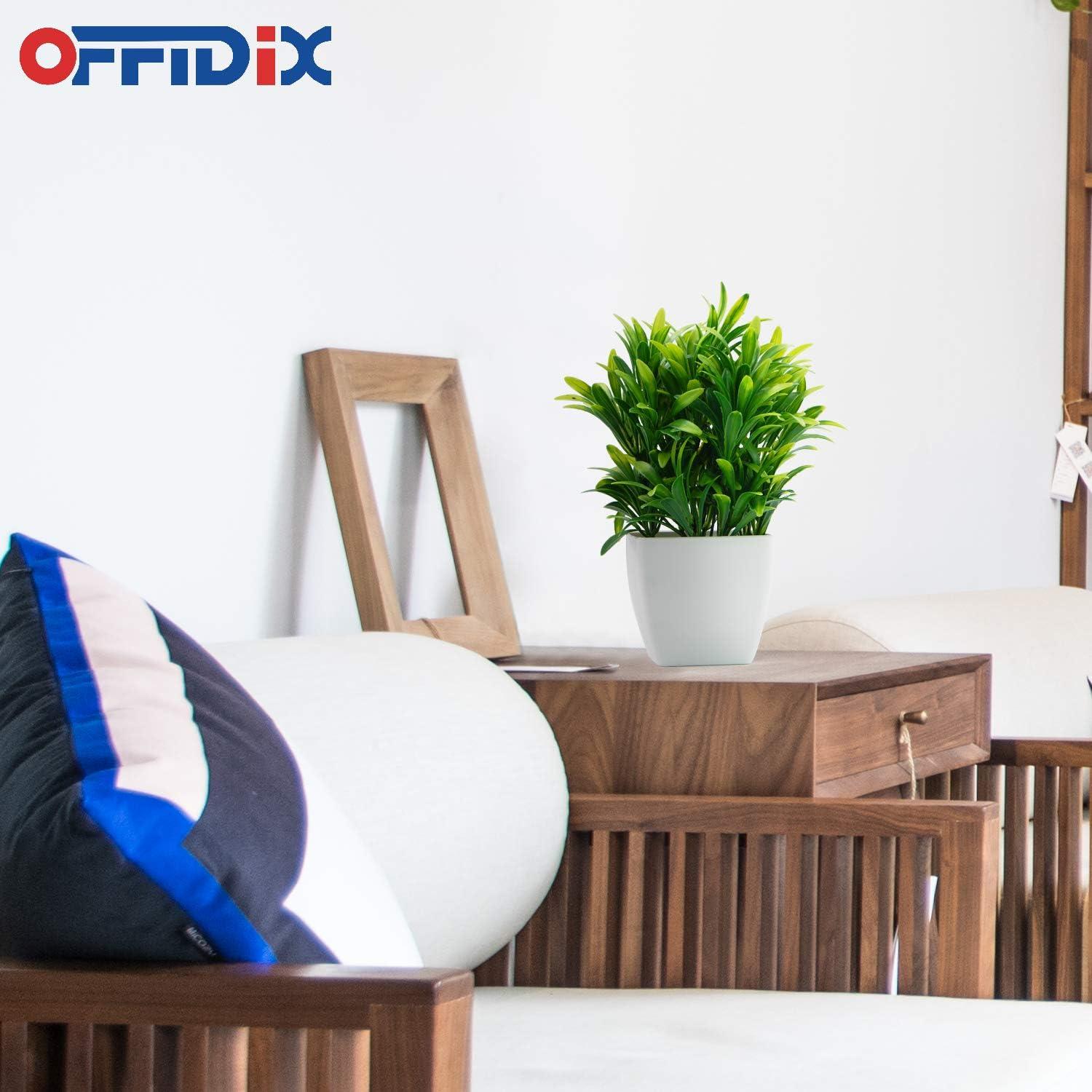 Planta Artificial Aloe en Maceta Plástica Blanca OFFIDIX 22.86 cm