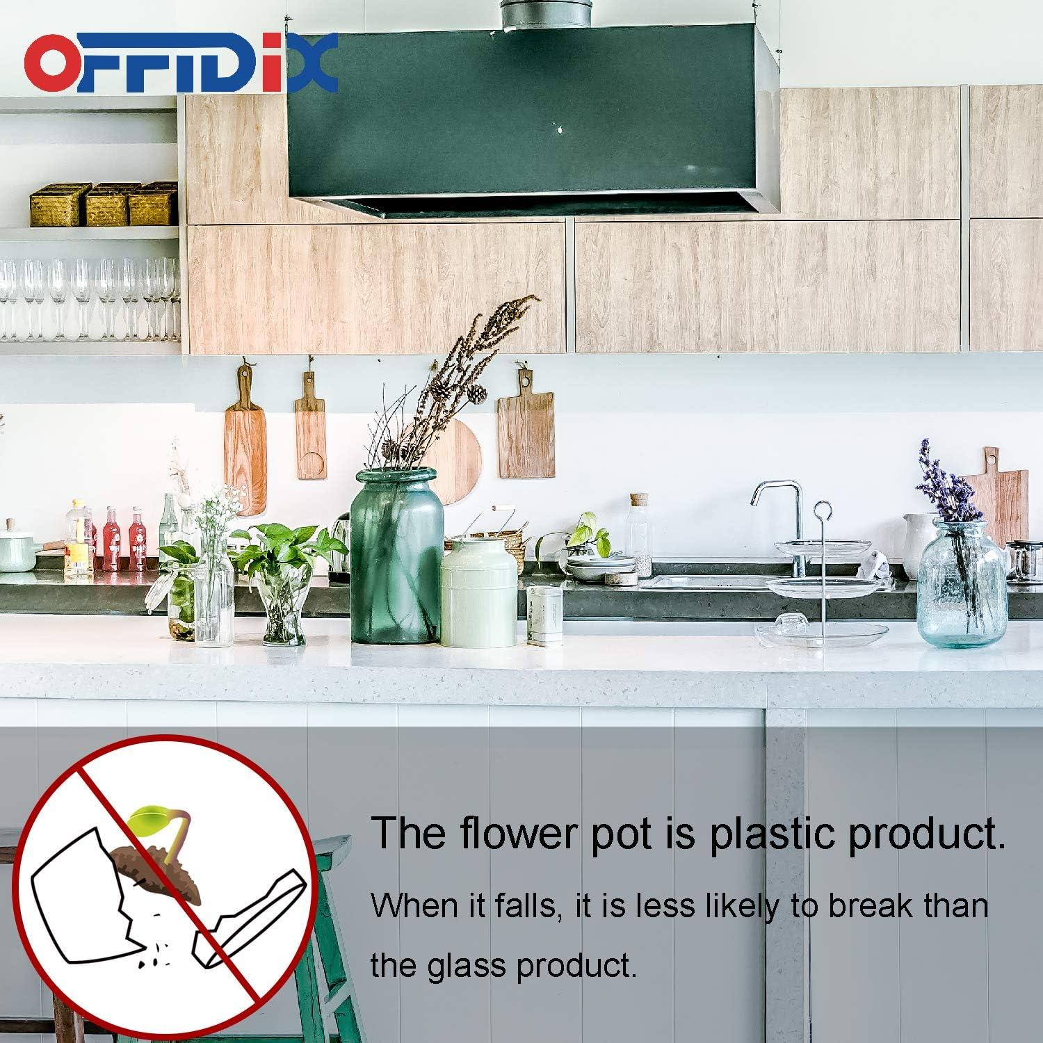 Planta Artificial Aloe en Maceta Plástica Blanca OFFIDIX 22.86 cm