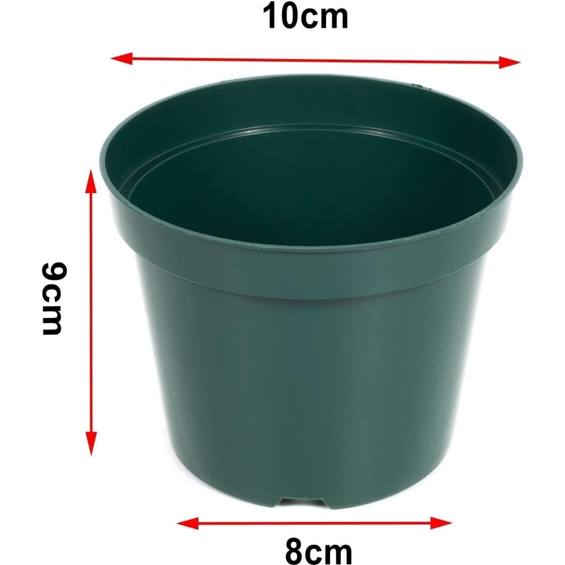 Paquete de 40 macetas de plástico 4" RooTrimmer con malla