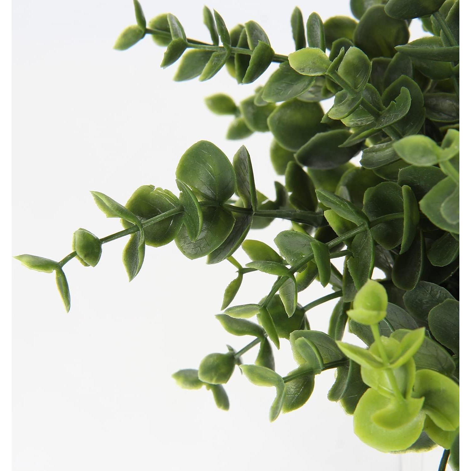 Planta Artificial Eucalipto Hollyone en Maceta de Papel 22.9 cm