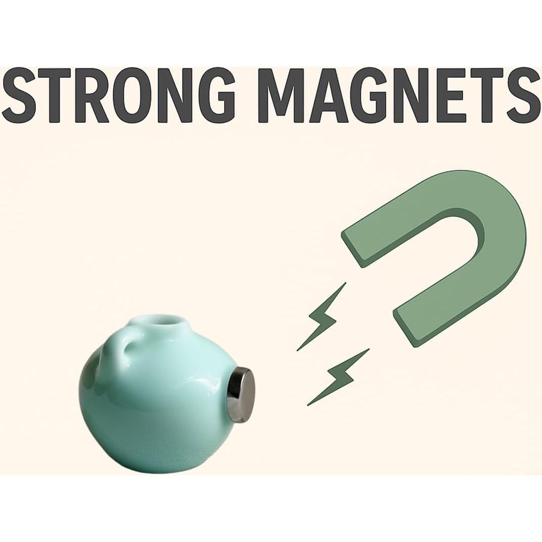 Imanes de Jarrón Mini DUMPILL - 6 Cerámica Multicolor