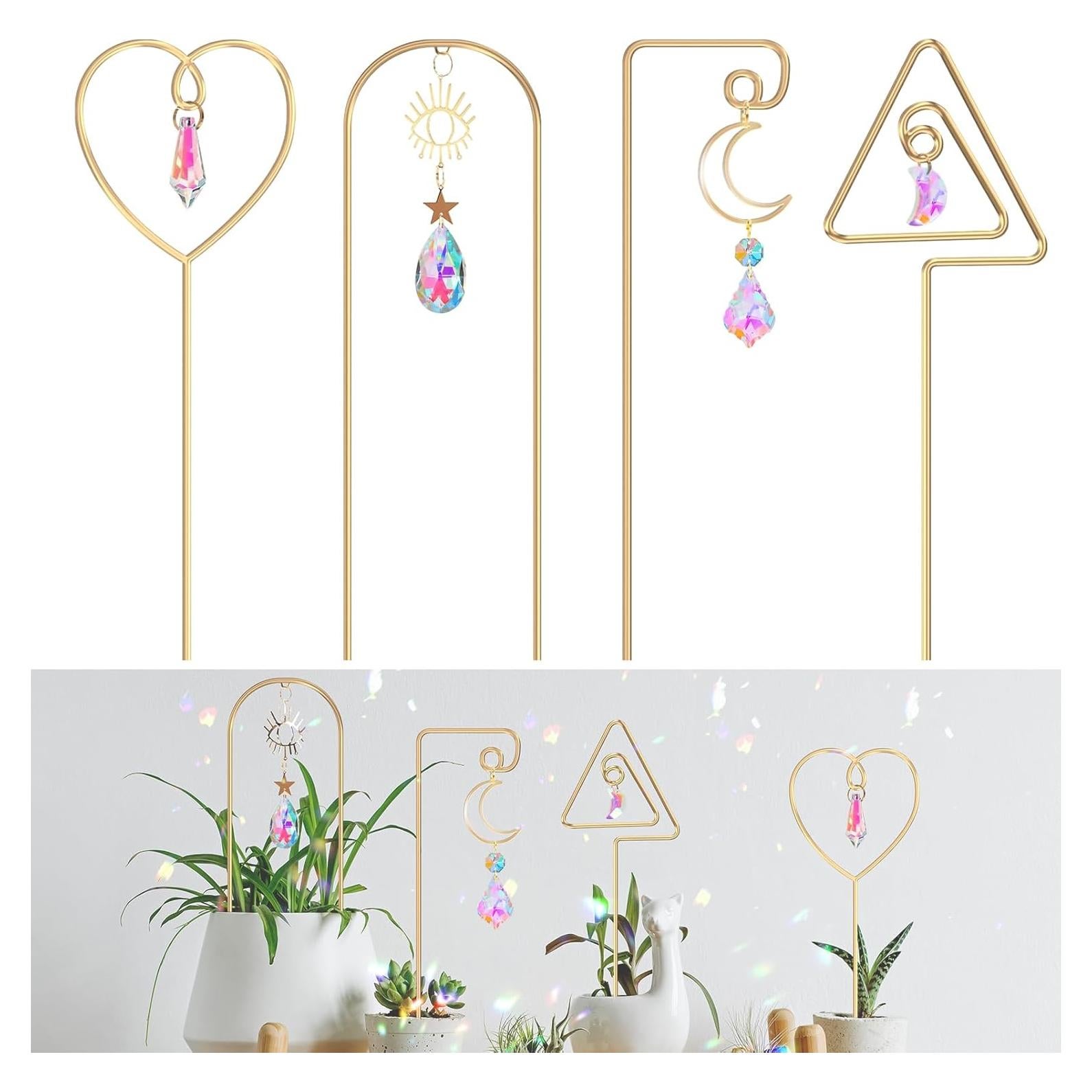 Trellis Pequeño para Plantas WellSign con Atrapa Rayos de Sol 4 Pzas