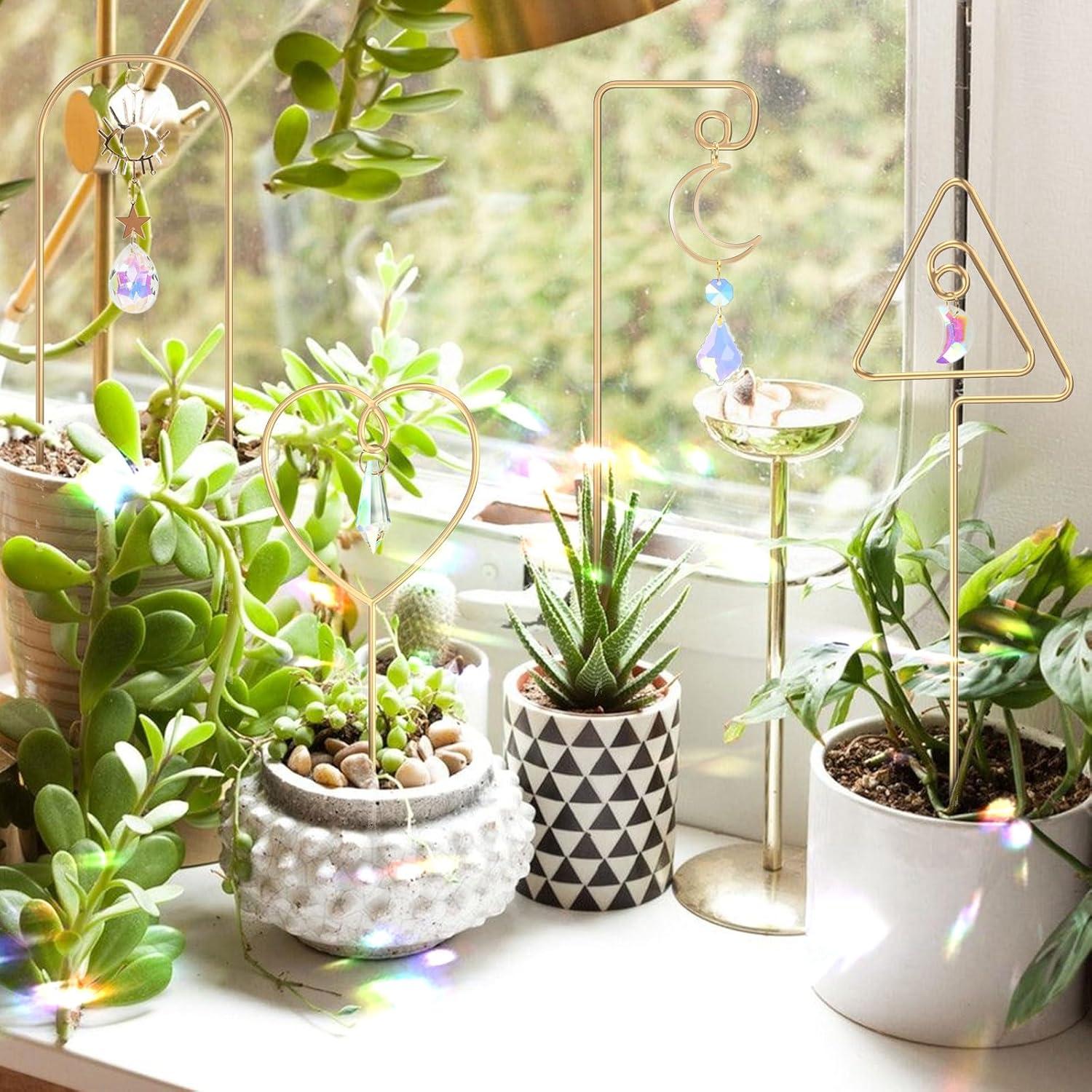 Trellis Pequeño para Plantas WellSign con Atrapa Rayos de Sol 4 Pzas