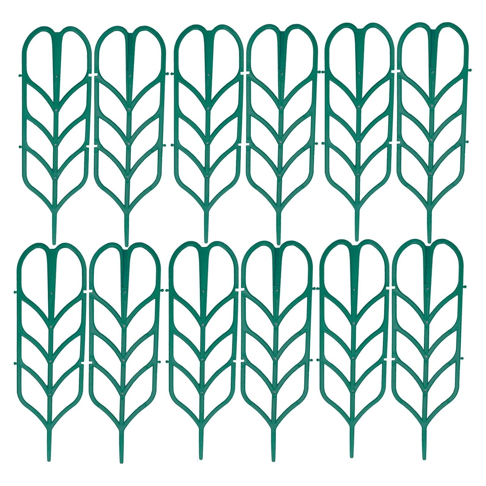 Trellis de Jardín Jashem 12 PCS Soporte para Plantas Trepadoras