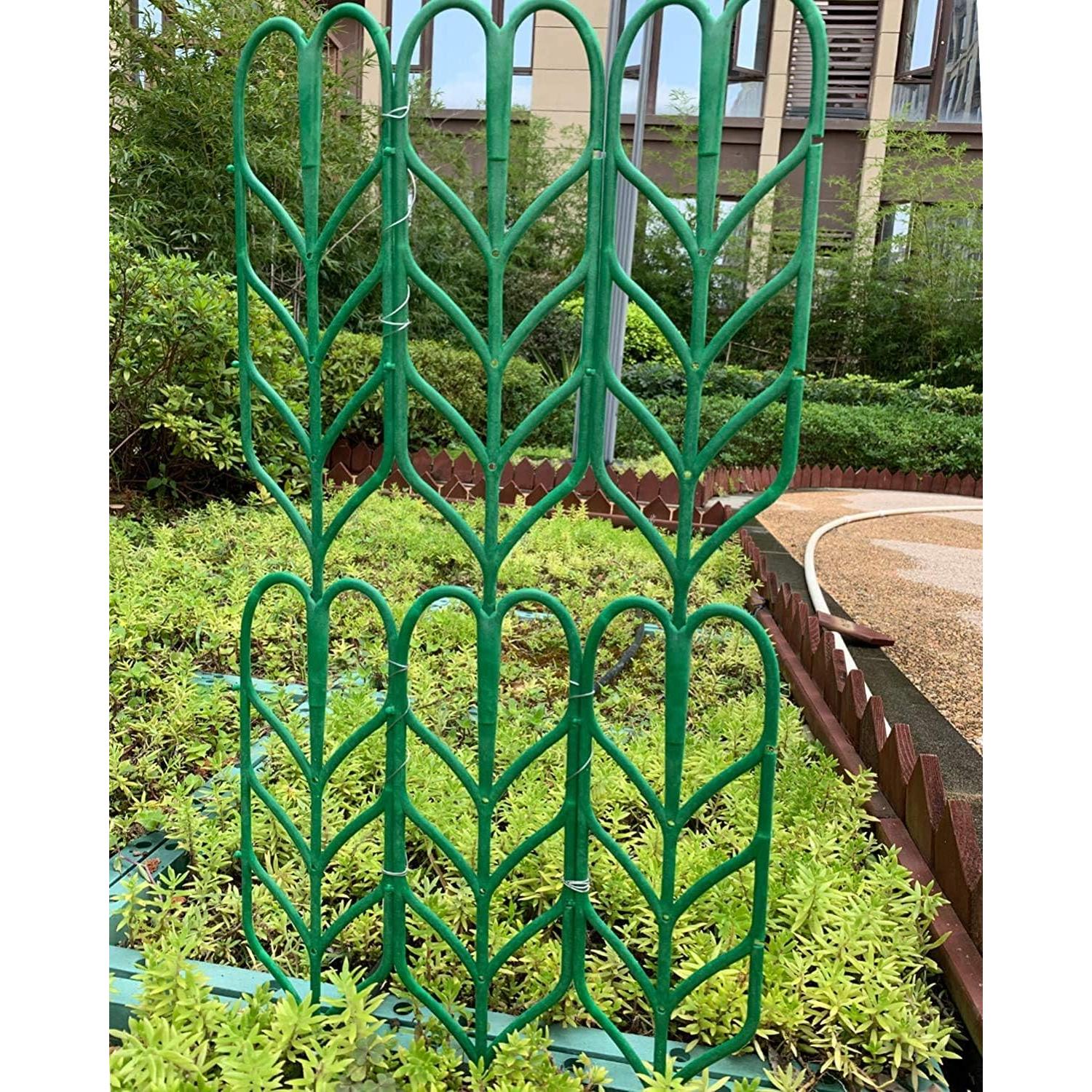 Trellis de Jardín Jashem 12 PCS Soporte para Plantas Trepadoras