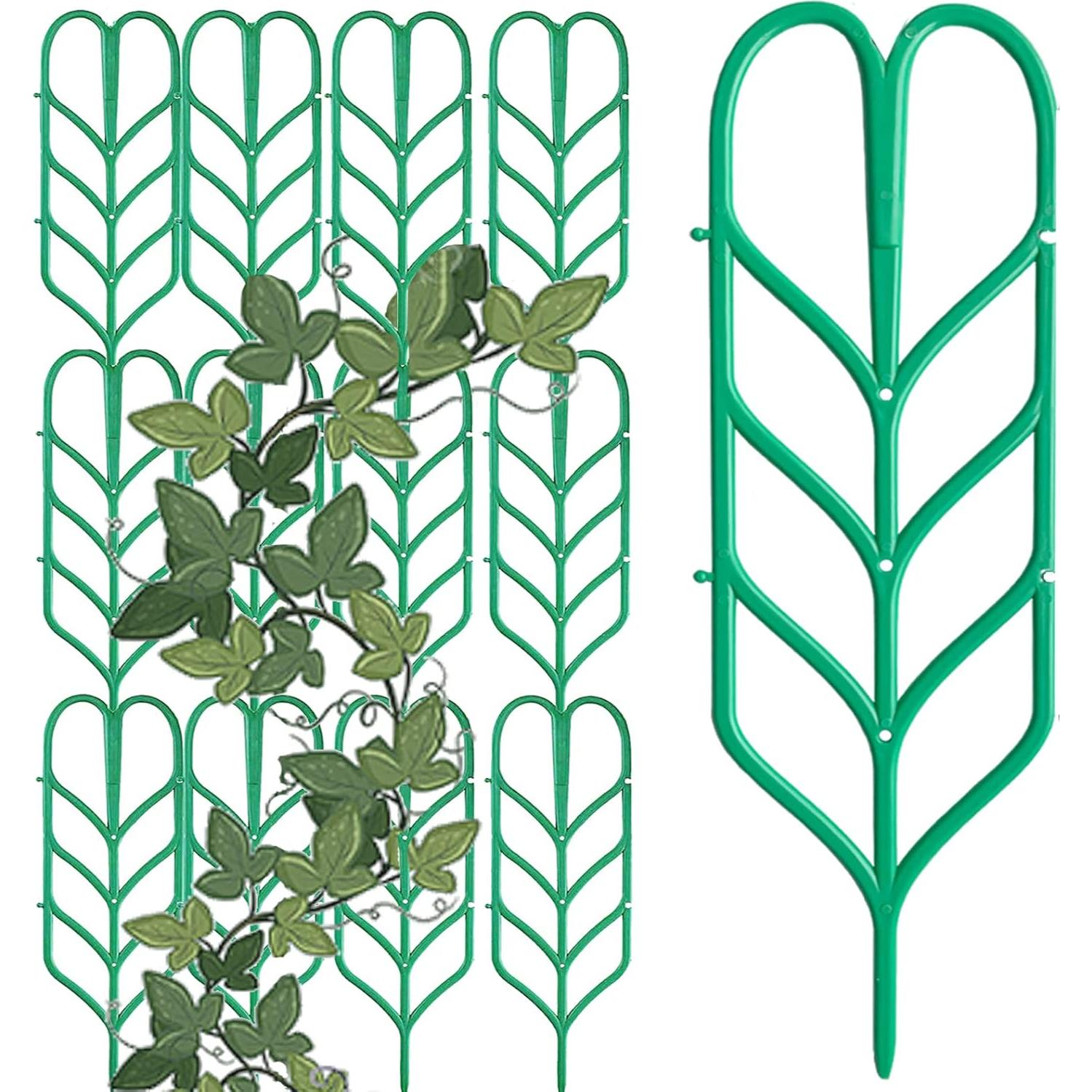 Trellis de Jardín Jashem 12 PCS Soporte para Plantas Trepadoras