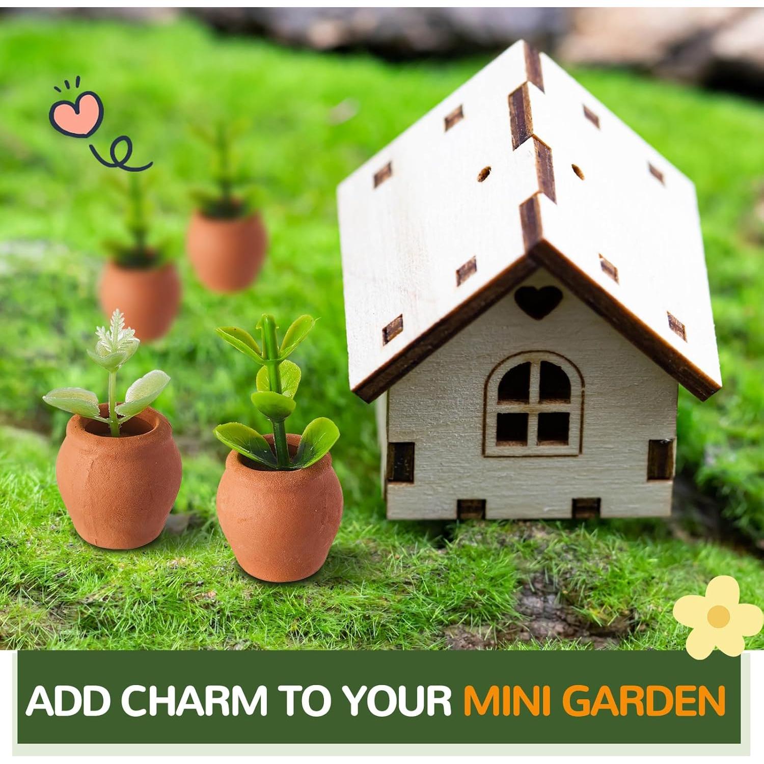 Set de 40 Macetas de Arcilla Terracota RimCereal 2.3x1.9 cm