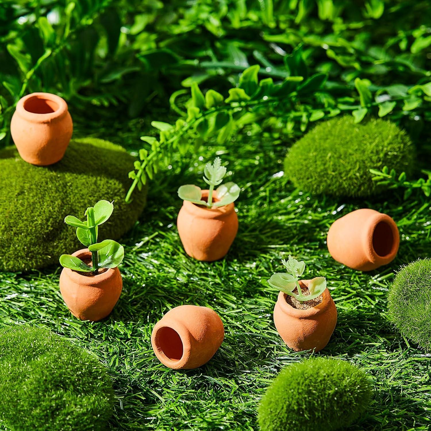 Set de 40 Macetas de Arcilla Terracota RimCereal 2.3x1.9 cm