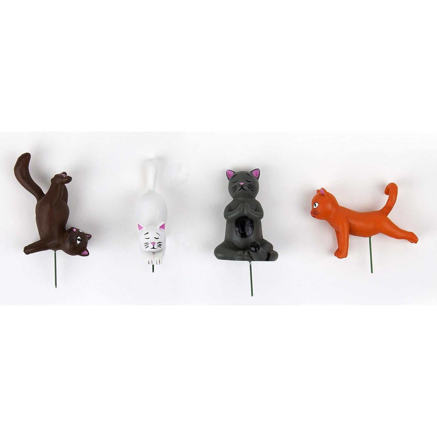 Conjunto de 4 Estacas de Gato de Yoga Mini Gift Republic