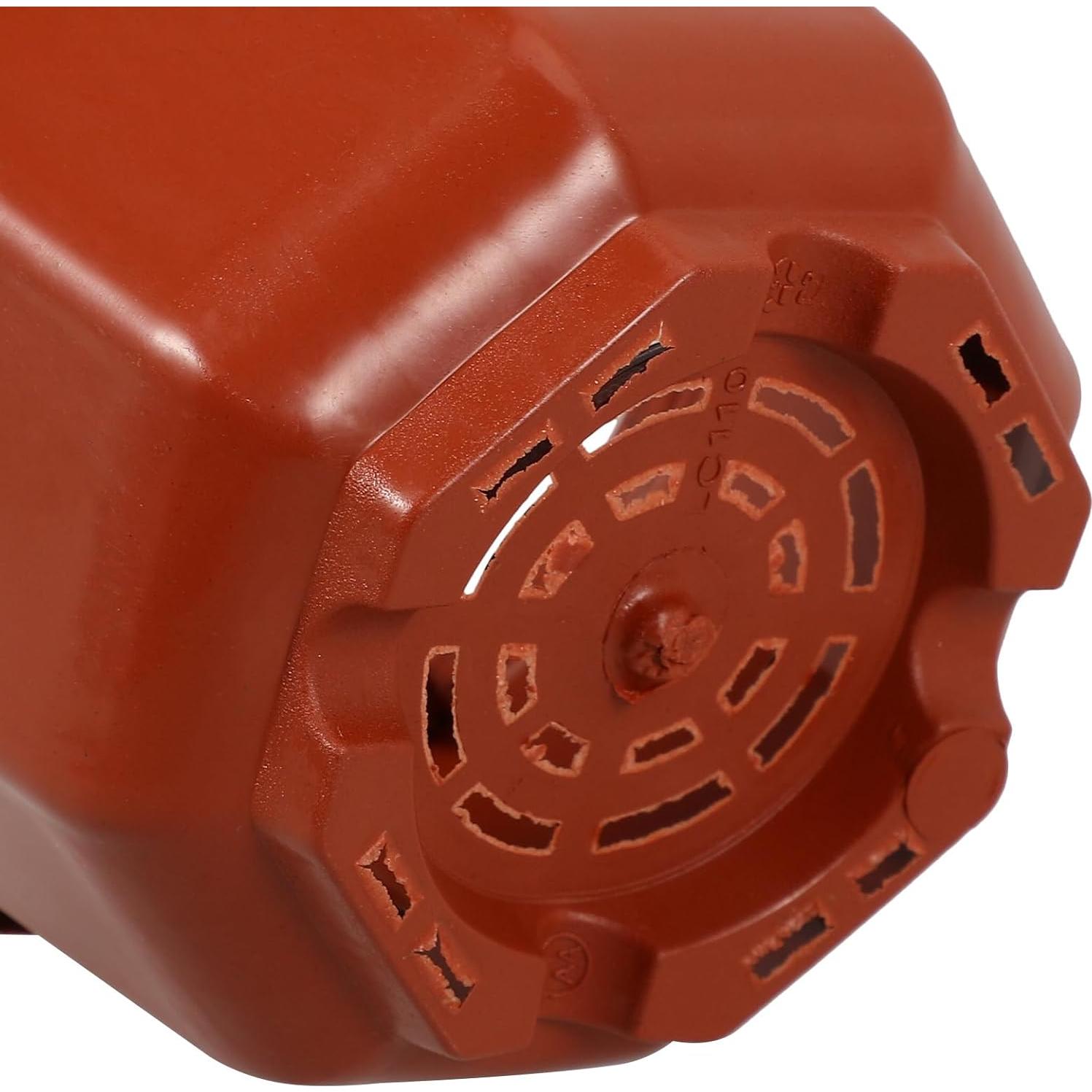 10 Macetas Colgantes Mipcase de Plástico 25x10cm Rojo Oscuro