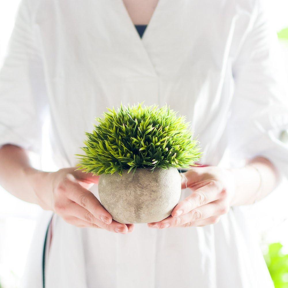 Set de 3 Plantas Artificiales OPPS en Maceta Gris 11.9 cm