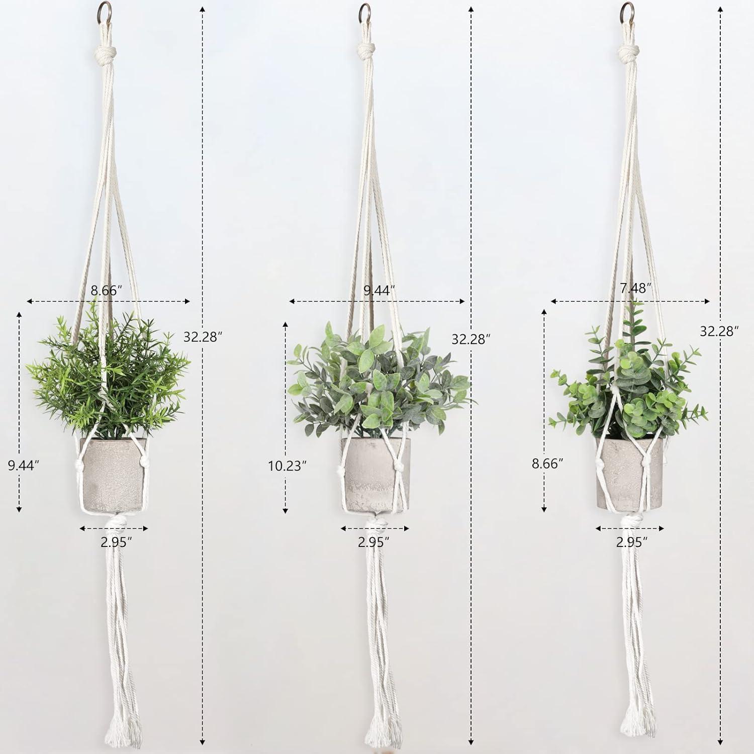 Paquete de 3 Plantas Artificiales SHOHAYTO - Eucalipto y Romero