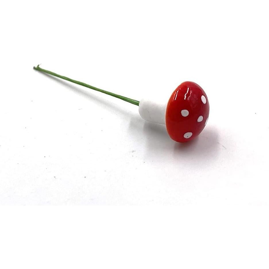 Aliotech 50 Piezas Mini Hongos Artificiales para Jardín DIY