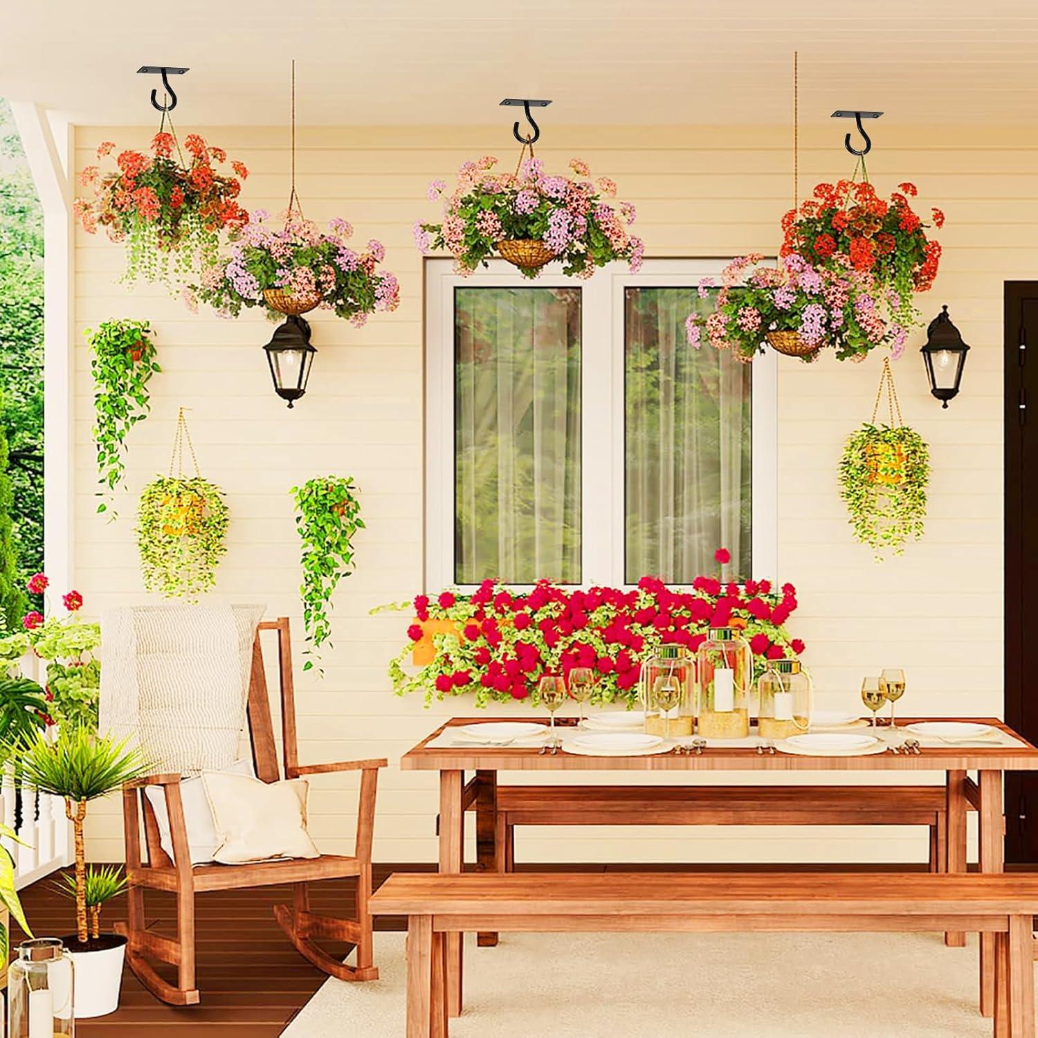 Ganchos de Techo AnDock para Colgar Plantas - 2 Paquete 50kg