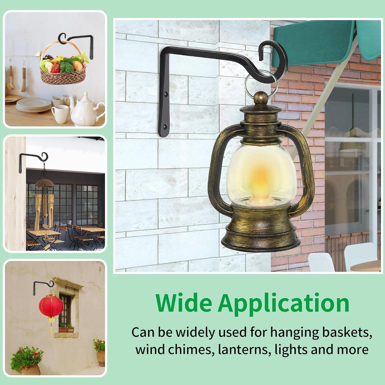 Soportes para Plantas Colgantes MOWPOG 15 cm Metal Negro