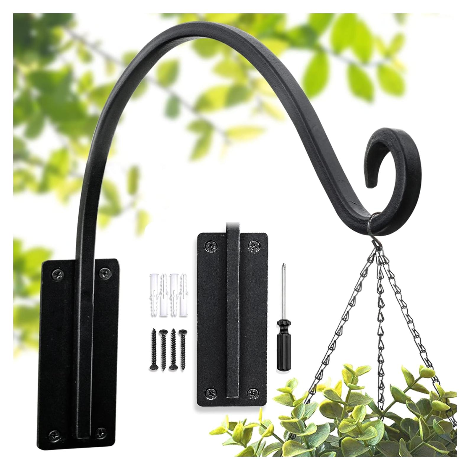 Soporte Colgante para Plantas Lifyzoon 40.64 cm Negro Resistente