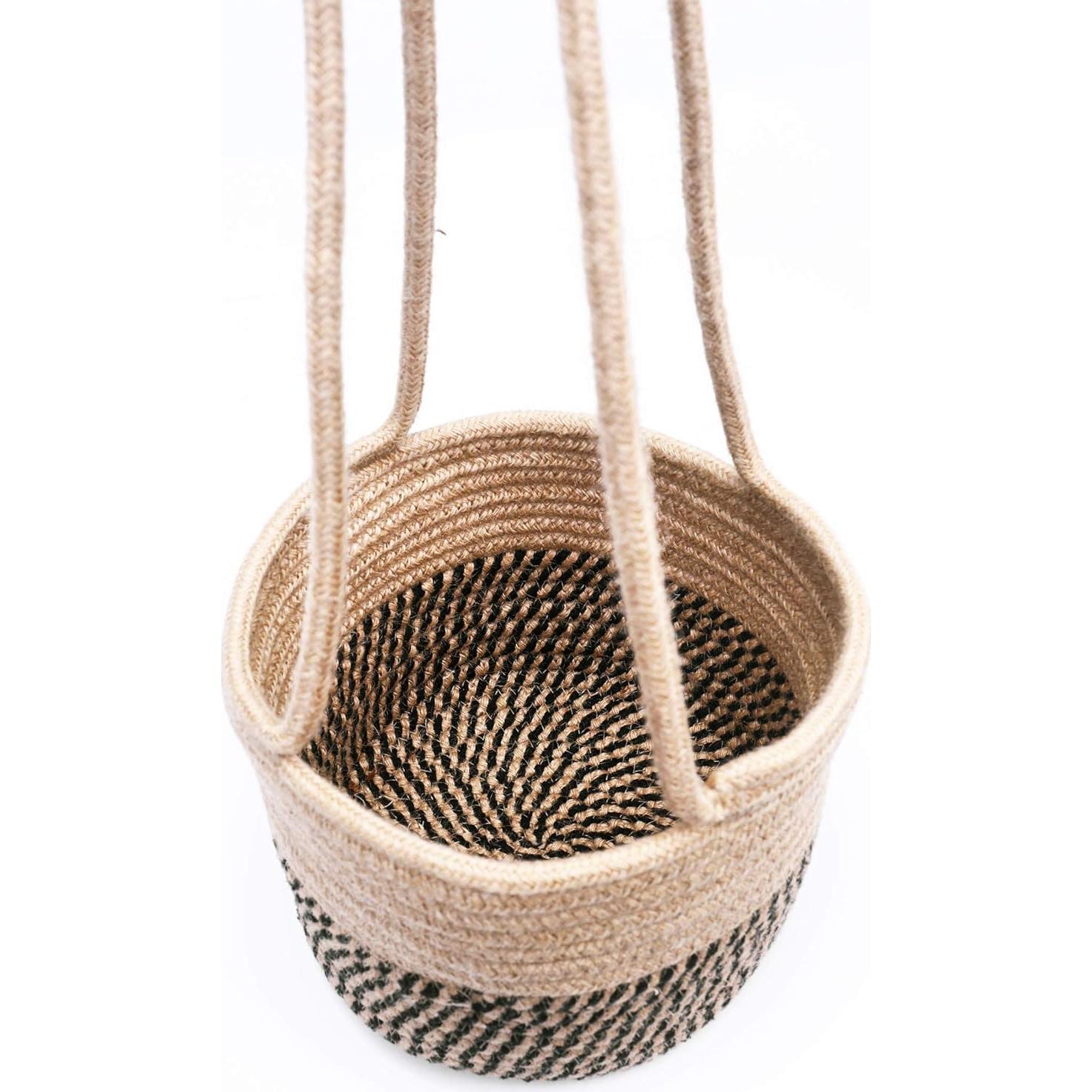 Cesta de Macramé para Plantas Colgantes RUIZHIXUAN Yute 20 cm