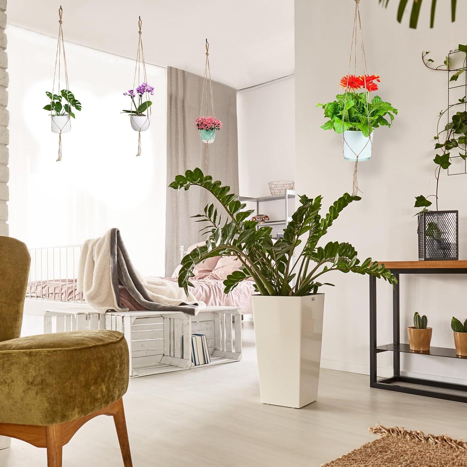 Soporte para Plantas Kicovitifa 10 Piezas 101.6 cm Yute Natural