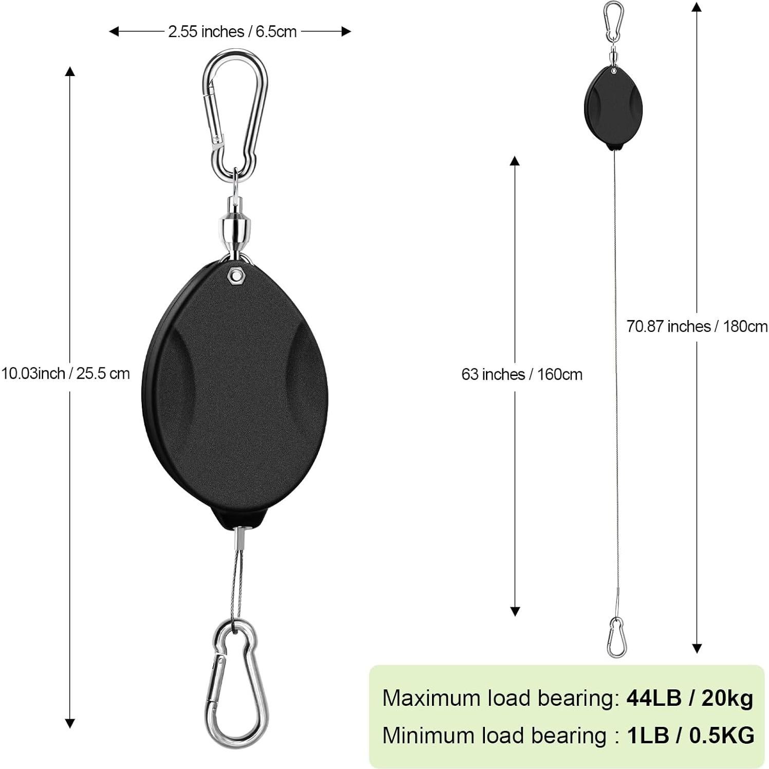 Soporte Retráctil para Plantas ZUZUAN 3 Pcs Alta Resistencia