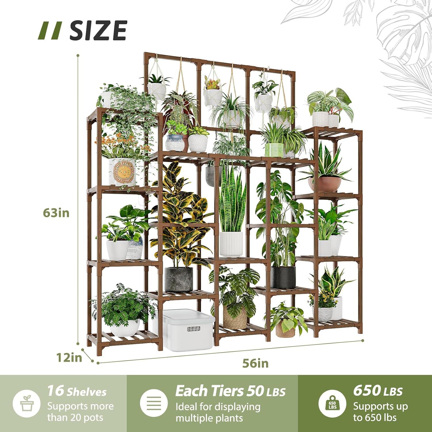 Soporte de Plantas Gentingbro 14 Niveles 160 cm Interior Exterior