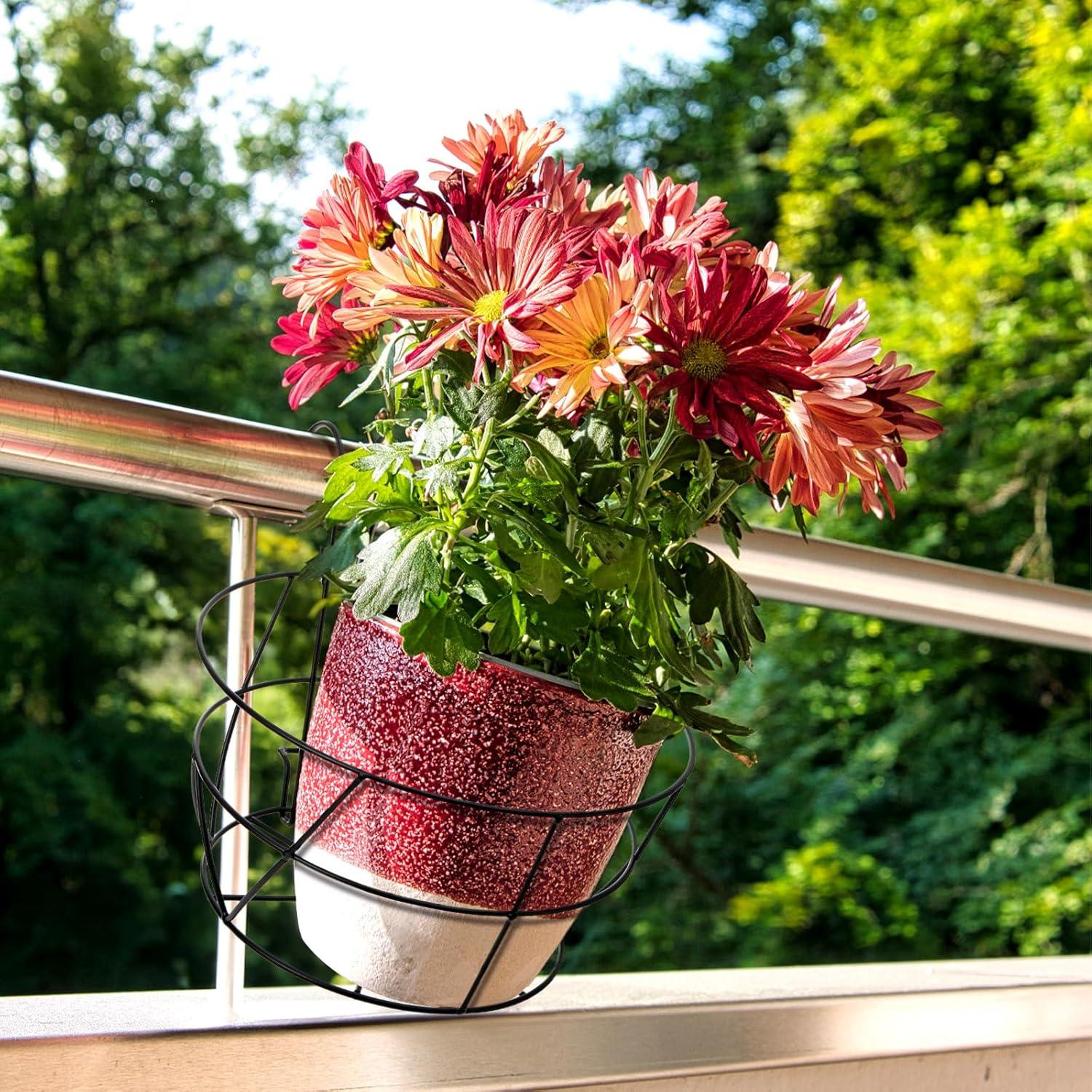 Soportes para Macetas Colgantes Pumtus - Paquete de 3, Hierro 25.4 cm