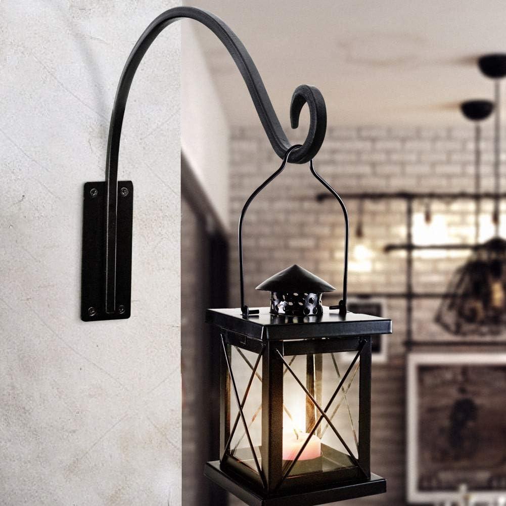 Soporte de Planta Colgante Qiang Ni 40.64 cm Negro Resistente