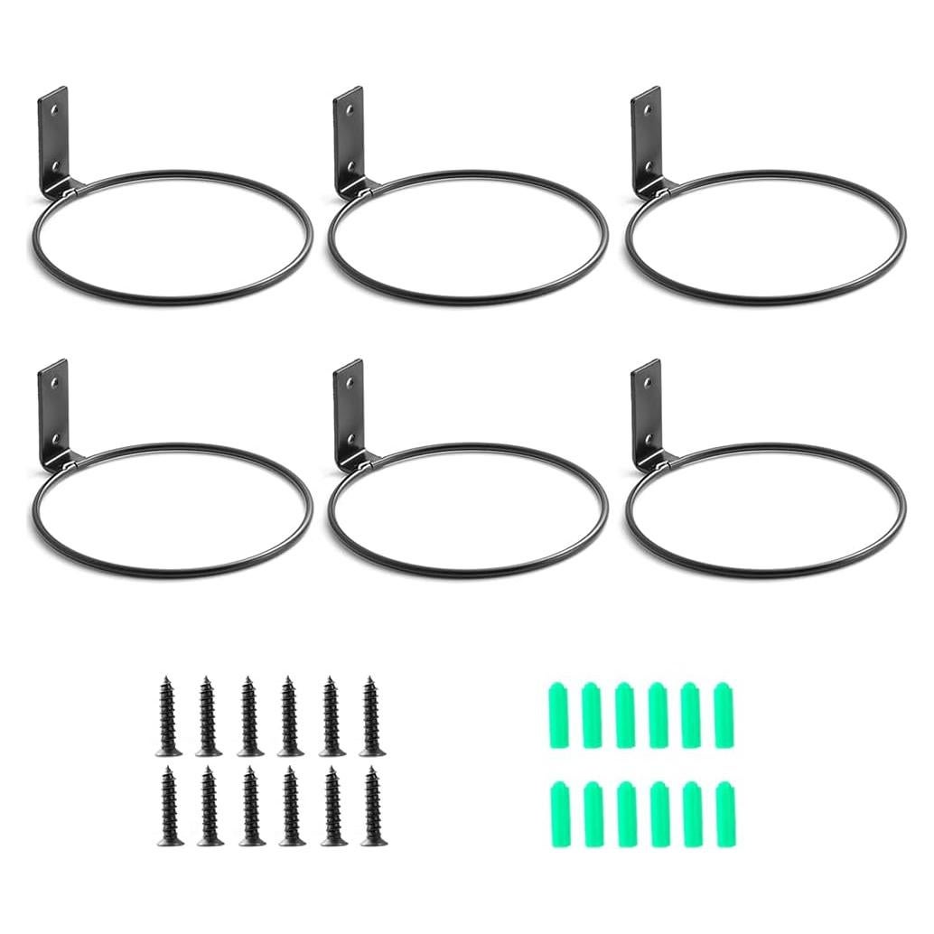 Anillo Soporte para Plantas 15 cm Maosen - 6 Paquete Metal