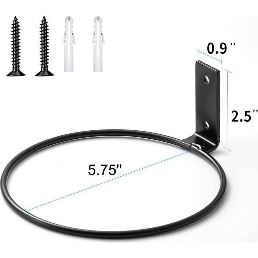 Anillo Soporte para Plantas 15 cm Maosen - 6 Paquete Metal