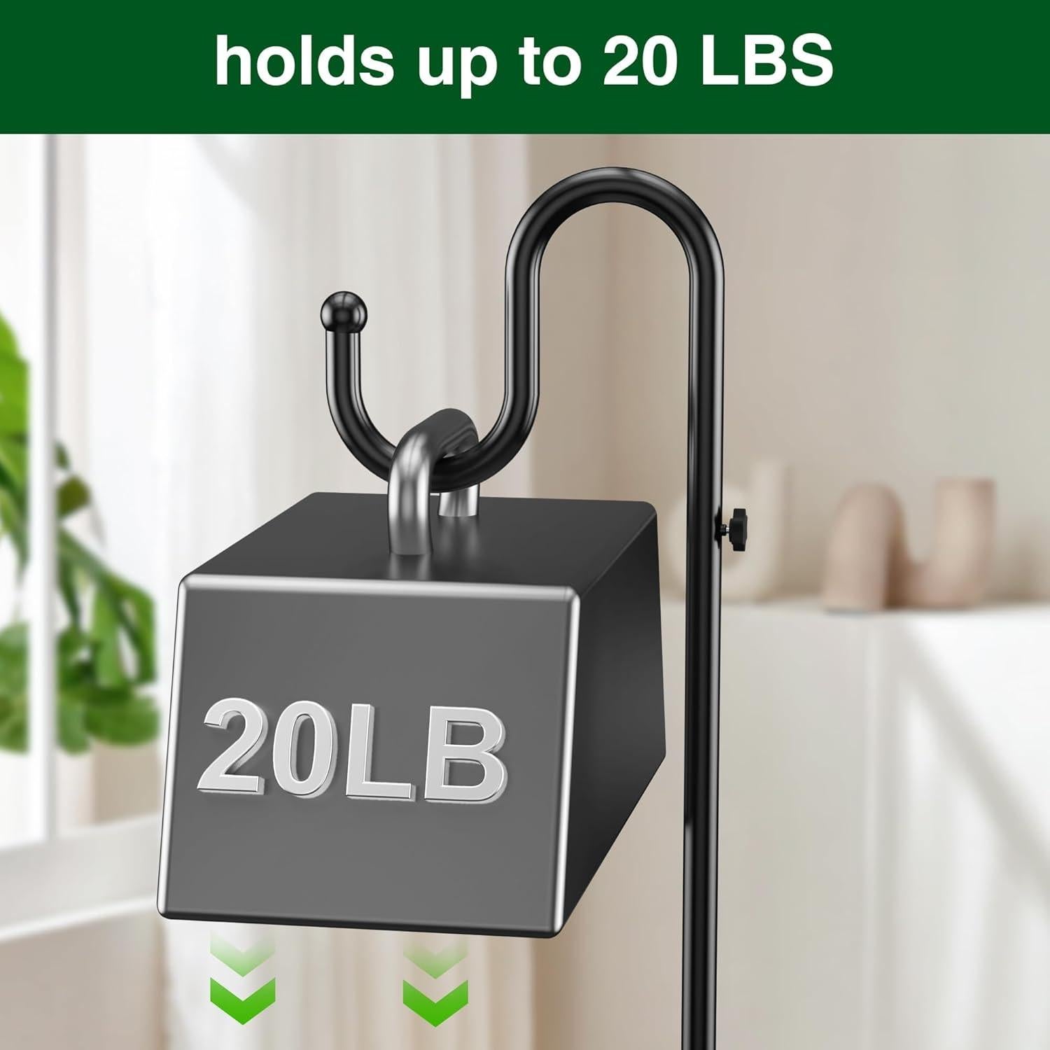 Soporte de Gancho de Pastor Niffgaff Ajustable 71-188 cm