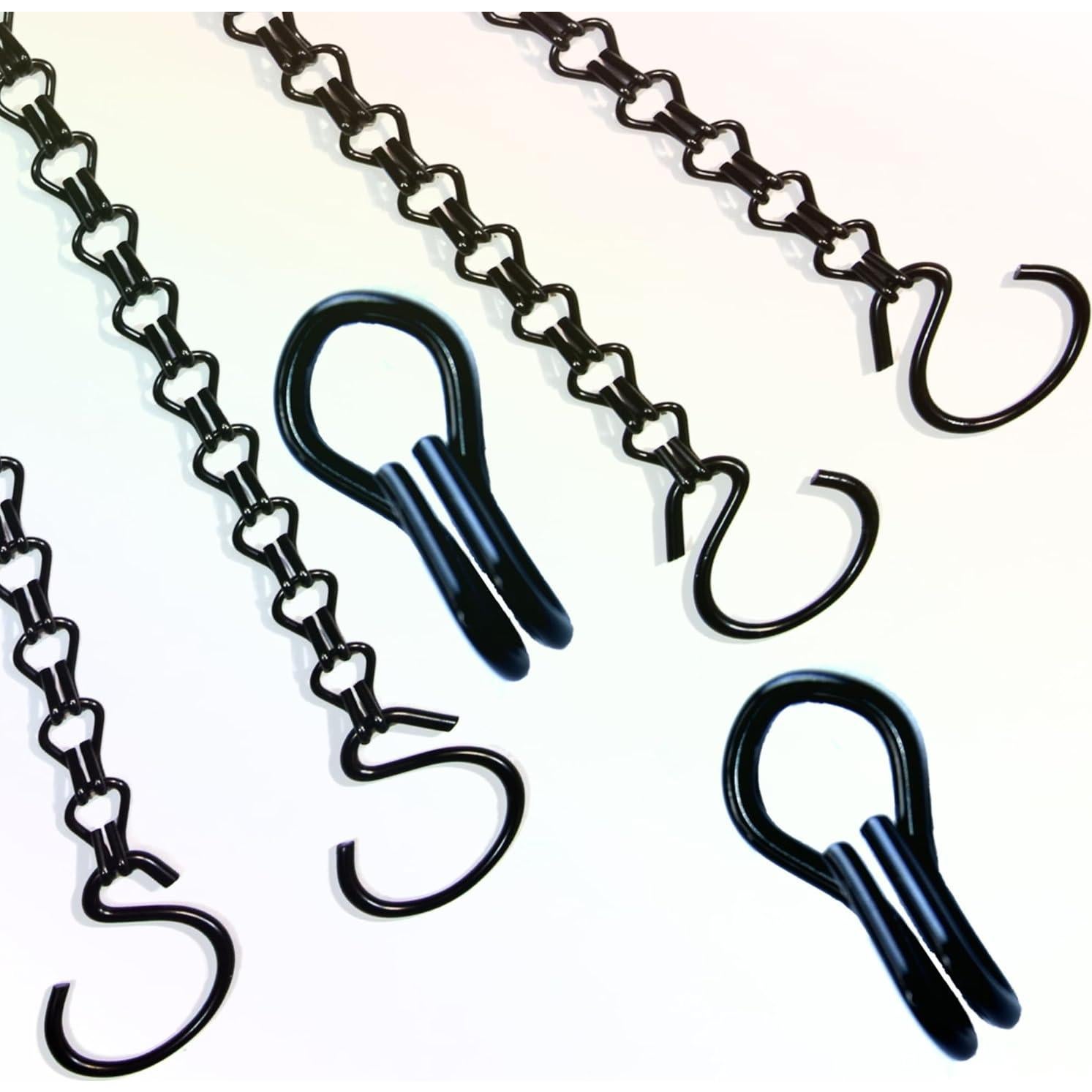 Ganchos de Metal Uarepretty 66cm 40.8kg para Jardín y Cocina