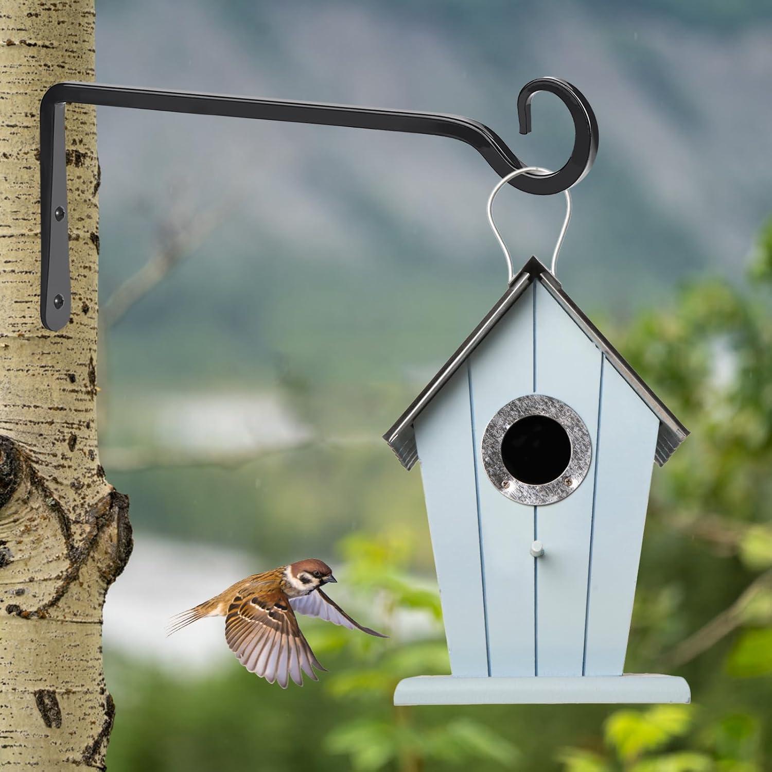 Ganchos de Metal para Plantas MOWPOG 25 cm - Paquete de 2