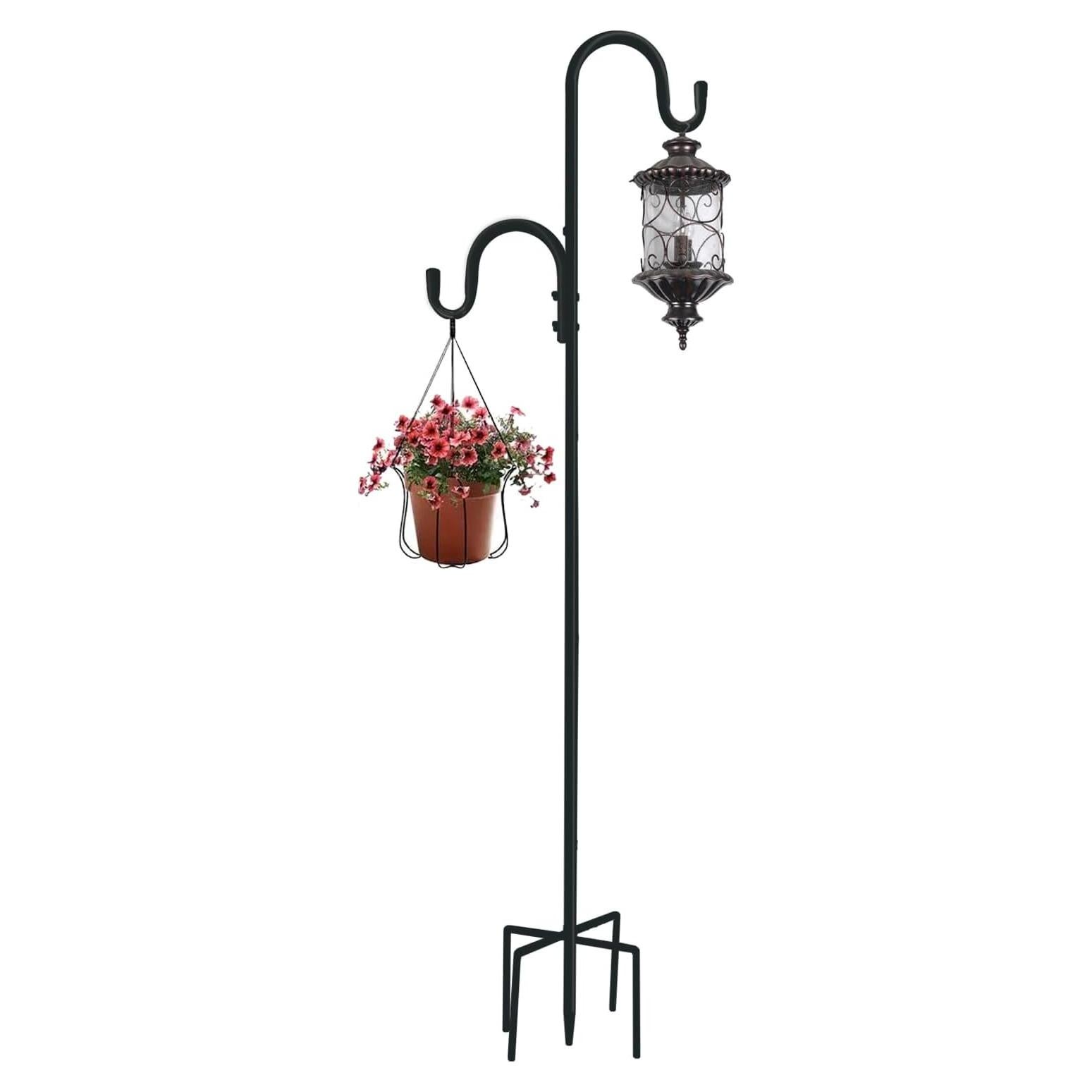 Gancho de Pastor Doble MIPON 198 cm Ajustable para Jardín