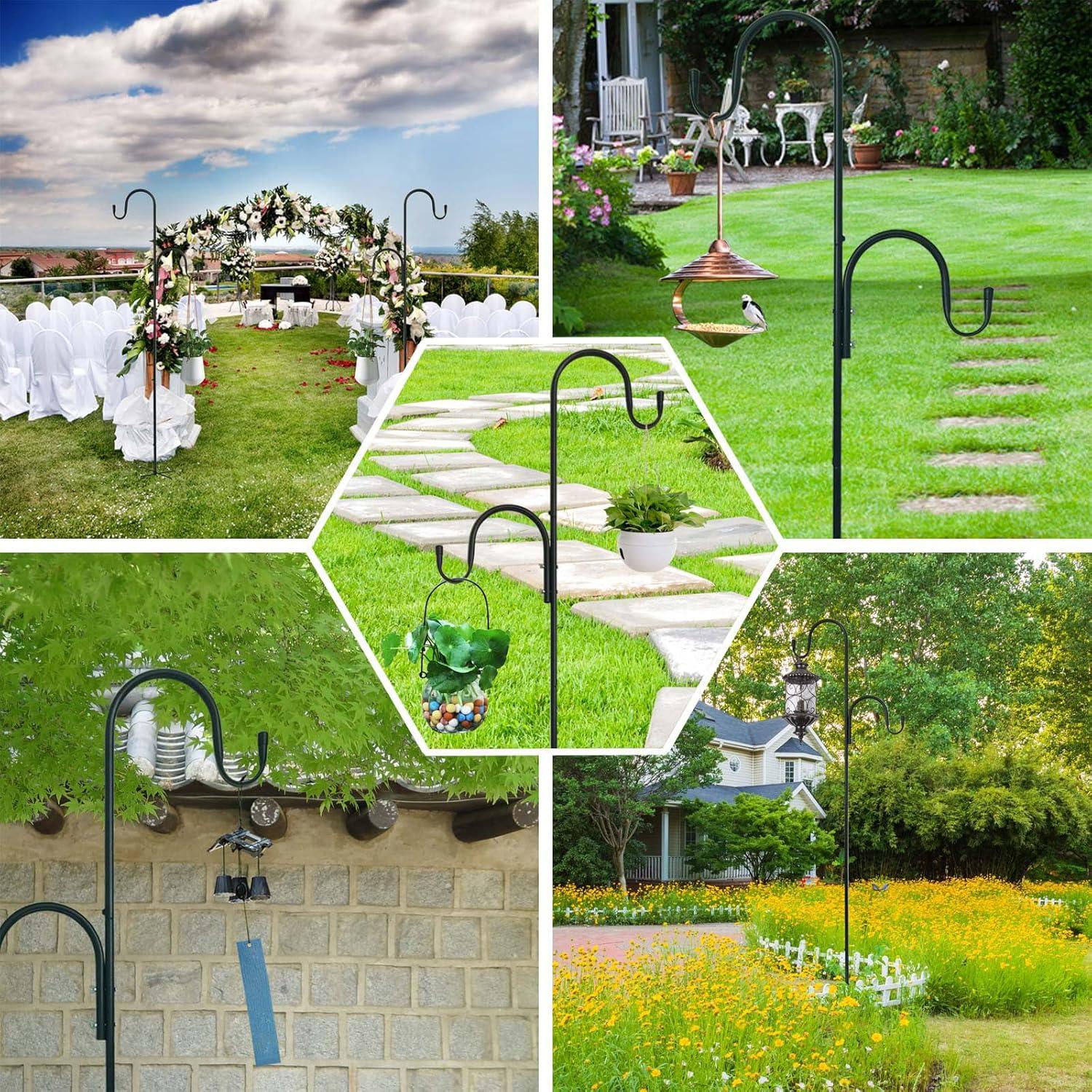 Gancho de Pastor Doble MIPON 198 cm Ajustable para Jardín