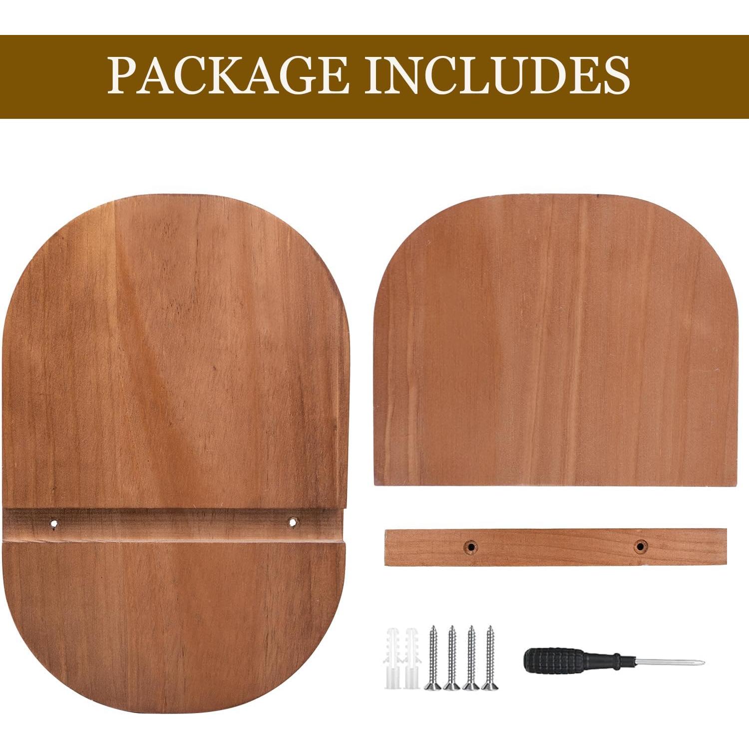 Estante de Pared ARTORA de Madera Negro 21.8x5.2 cm Decorativo